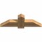 Ekena Millwork Eugene Smooth Timber Gable Bracket, Western Red Cedar, 36"W x 12"H x 3 1/2"D x 5 1/2"F, 8/12 Pitch GBW036X12X0406EUG00SWR - alternate 2